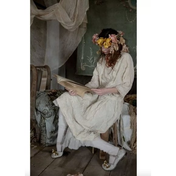 Magnolia Pearl Full Bloom Embroidered Garden Dress One Size S M L - Picture 4 of 8